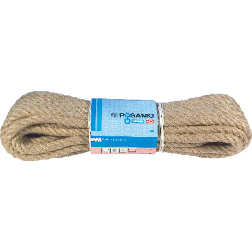 PÖSAMO Hanf-Vielzweckseil ø6mm x 30m natur Produktbild img1 L