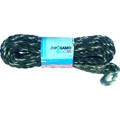 Produktbild von PÖSAMO - Seil mit Haken PP 14mm x 30m schwarz/weiß