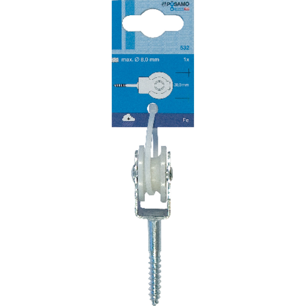 PÖSAMO Vogelrolle für Seil 8mm Produktbild img1 L