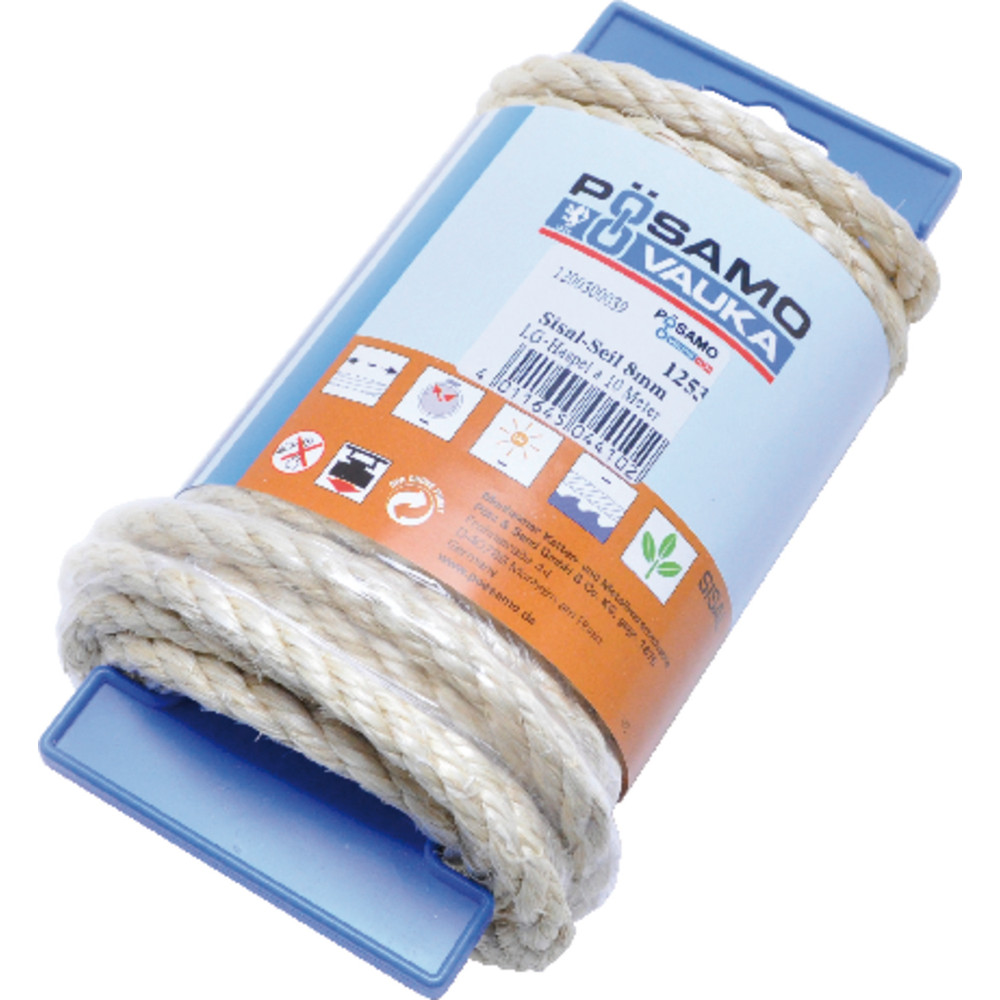 PÖSAMO Seil gedreht Sisal 6mm Haspel a 20m Produktbild img1 L