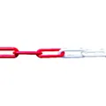 PÖSAMO Kunststoffkette rot/weiß 6,0mm Produktbild