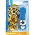 PÖSAMO Öse und Scheibe Messing-vernickelt (SB) 11,0mm, 18 Stück Produktbild