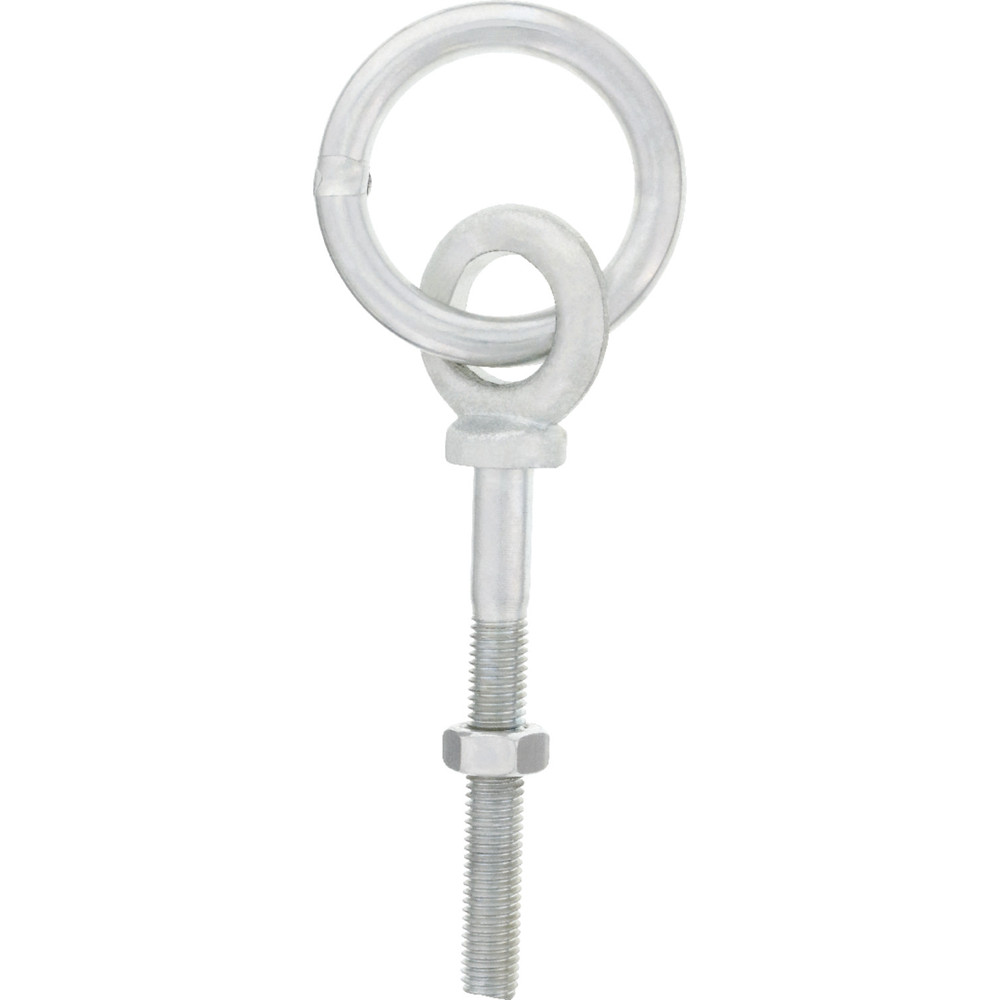 PÖSAMO Krippenring geschmiedet 12 x 45mm M12 Gewinde mit Mutter verzinkt Produktbild img1 L