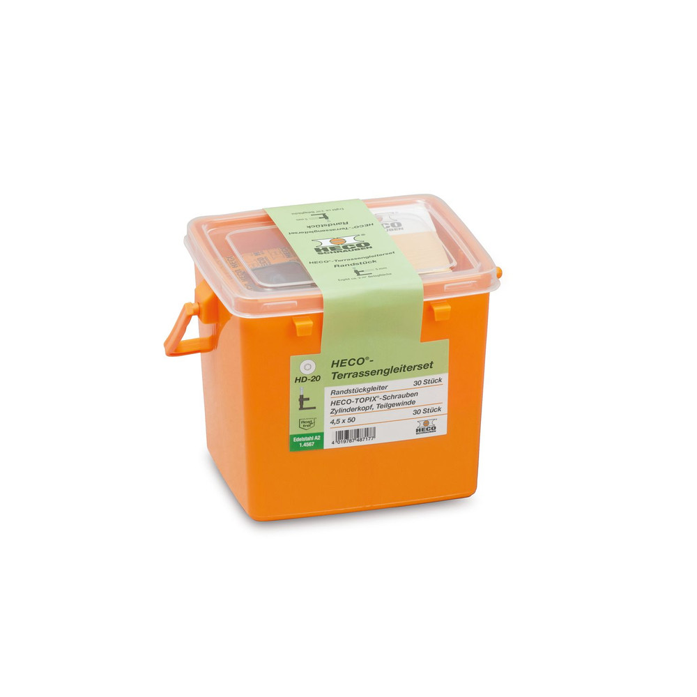 HECO® Terrassenbau-Set, Gleiter und Schrauben Produktbild img1 L