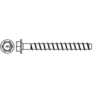 Produktbild von MULTI-MONTI® - MULTI-MONTI-plus SS Sechskantkopf St zn SW 21, 16x120mm/ 20mm