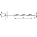 Produktbild von MULTI-MONTI® - MULTI-MONTI-plus S Sechskantkopf St zn SW 19, 12x280mm/ 190mm