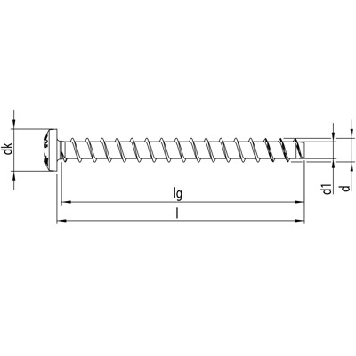 Produktbild von MULTI-MONTI® - MULTI-MONTI-plus P Panhead St zn T 30, 6x50mm/ 15mm