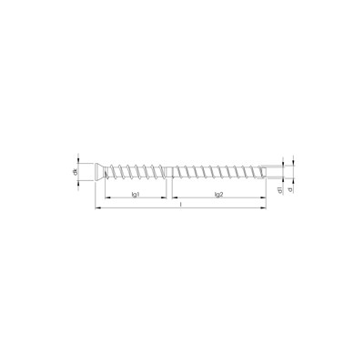 Produktbild von MULTI-MONTI® - TC Senkkopf St zn T 50, 12x160mm