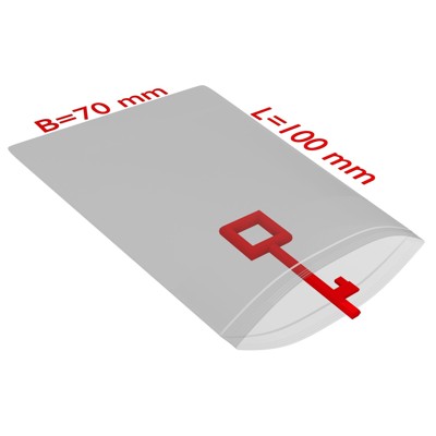 Produktbild von null - Verschlussbeutel 70 x 100mm, 50µm, VE 1000