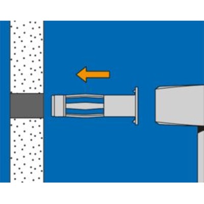 Produktbild von Upat - Hohlraumdübel UH 8x54 S mit Schraube