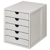 Produktbild von HAN - Schubladenbox Systembox 1450-11 DIN C4 5Schubfächer lgr