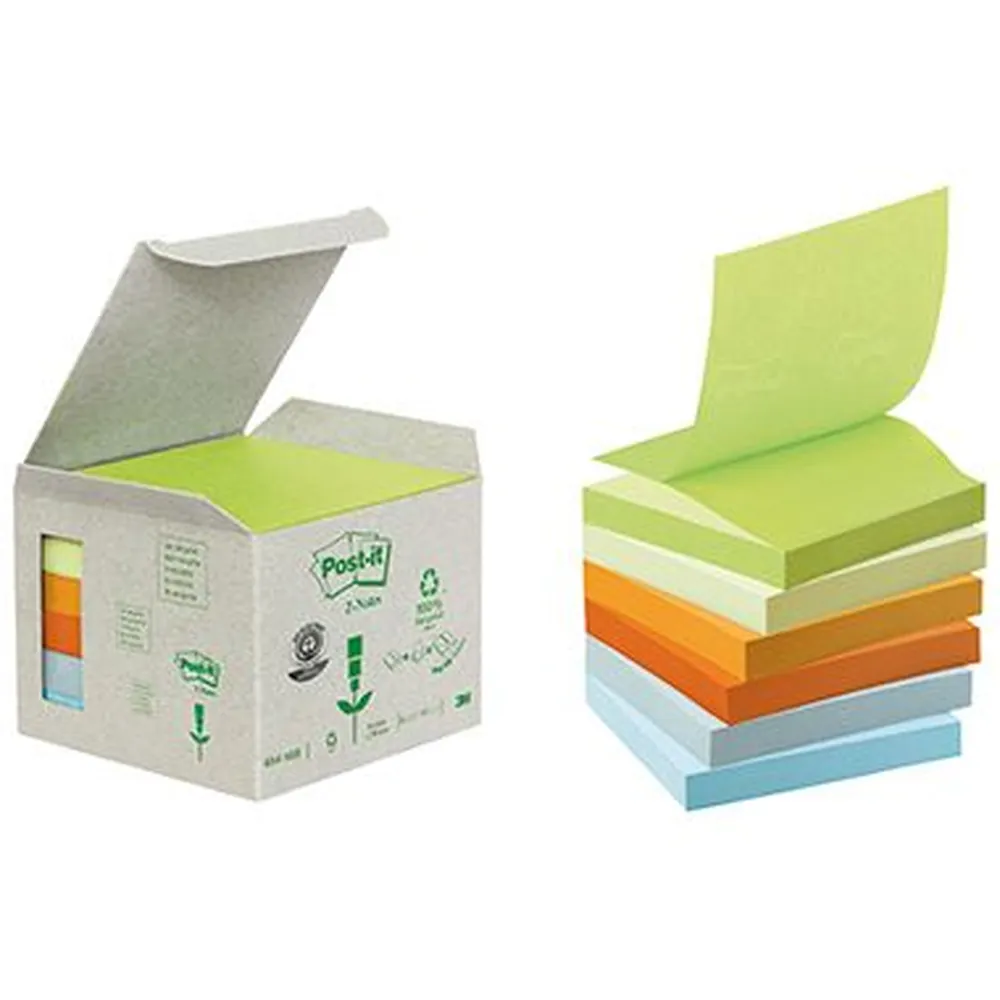 Post-it Haftnotiz Recycling Z-Notes Produktbild img1 L