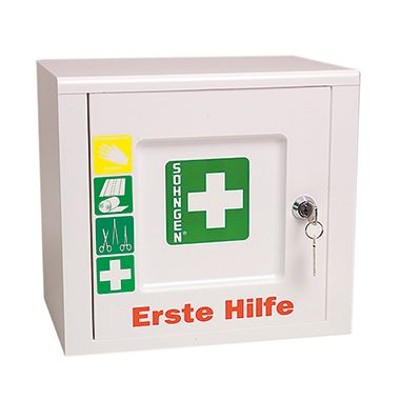 Produktbild von SÖHNGEN® - Erste Hilfe Schrank PICCOLO 5001024 DIN 13157 gefüllt weiß