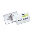 Produktbild von DURABLE - Namenschild Click Fold 821119 75 x 40mm transparent 25 Stück/Pack