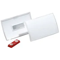 Produktbild von DURABLE - Namenschild Click Fold 821219 75 x 40mm transparent 10 Stück/Pack
