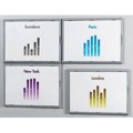 Produktbild von Paperflow - Infodisplay 4066X4.35 DIN A4 aluminium 4er-Pack