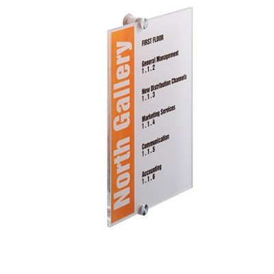 Produktbild von DURABLE - Türschild CRYSTAL SIGN 482519 210x297mm transparent