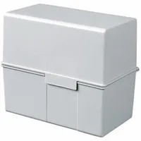 Produktbild von HAN - Karteikasten 977-11 DIN A7 quer max. 300 Karten PS lichtgrau