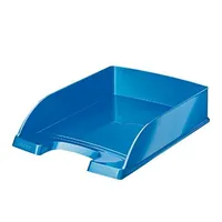 Produktbild von LEITZ® - Briefablage WOW Plus 52263036 DIN A4 stapelbar Polystyrol blau metalli