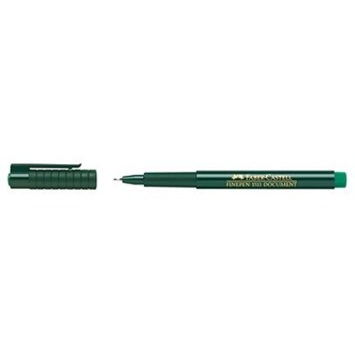 Produktbild von Faber-Castell - Feinschreiber FINEPEN 151163 0,4mm grün