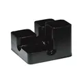 Produktbild von arlac - Multiköcher Uni-Buttler 23401 13x9x13cm 4Fächer PS schwarz