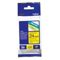 Produktbild von brother - P-touch Schriftbandkassette TZE651 24mm x 8m laminiert schwarz auf ge