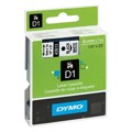 Produktbild von DYMO® - Schriftbandkassette D1 S0720780 6mm x 7m schwarz auf weiß