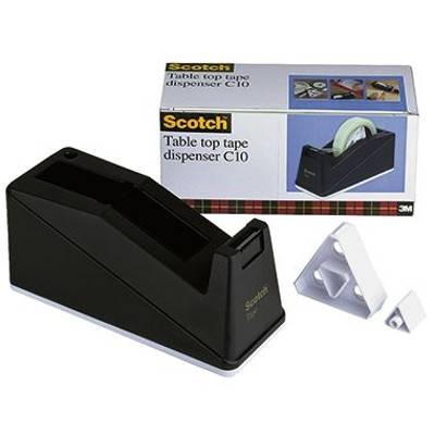 Produktbild von 3M™ - Scotch Tischabroller C10 bis 25mm x 66m Kunststoff schwarz