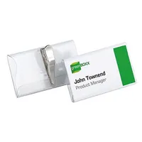 Produktbild von DURABLE - Namensschild 811019 75x40mm Kunststoff tr 25er-Pack