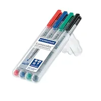Produktbild von STAEDTLER® - Folienstift Lumocolor 315 WP4 1mm sortiert 4er-Pack