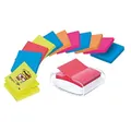 Post-it Haftnotizspender PRO-W12N weiß +12xSuper Sticky Z-Notes sort. Produktbild