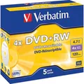 Produktbild von Verbatim® - DVD+RW 43229 4x 4,7GB 120Min. Jewelcase 5er-Pack