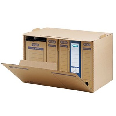 Produktbild von ELBA - Archivbox tric System 100421093 für DIN A4 naturbraun