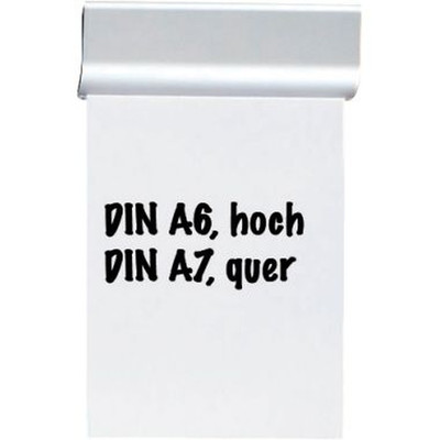 Produktbild von MAUL - Papierklemmschiene 6246608 DIN A6 Aluminium matt silber