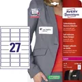 Produktbild von AVERY™ Zweckform - Zweckform L4784-20 Namens-Etiketten, 63,5 x 29,6 mm, ablösba