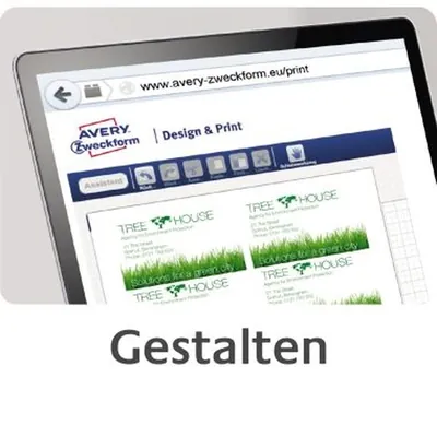 Produktbild von AVERY™ Zweckform - Zweckform C32011-25 Superior Visitenkarten, 85 x 54 mm, eins