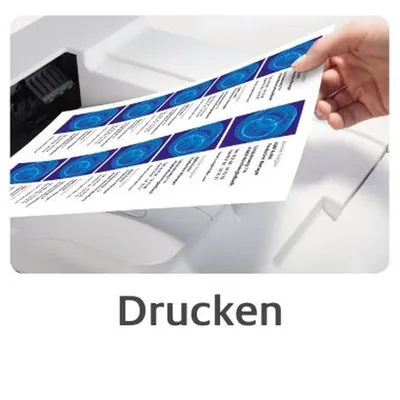 Produktbild von AVERY™ Zweckform - Zweckform C32010-25 Classic Visitenkarten, 85 x 54 mm, beids