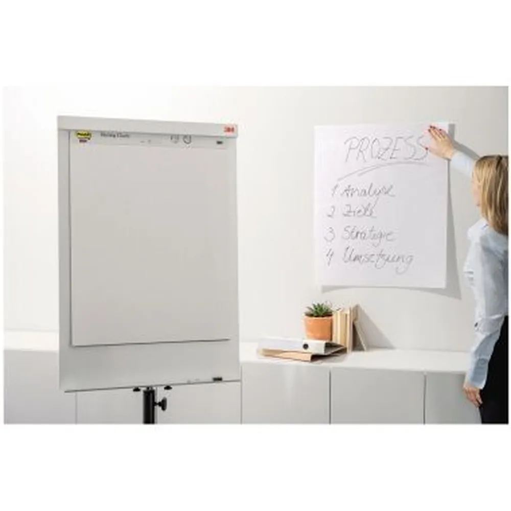 Post-it Flipchartblock Meeting Chart MC559 30 Blatt blanko weiß Produktbild img2 L