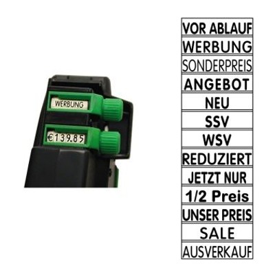 Produktbild von CreenLine - Handauszeichner ACL-14002616-9 Wortband 9 Ziffern