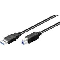 Produktbild von goobay® - USB Kabel 93654 USB 3.0 3m A/B-Stecker schwarz