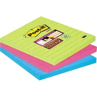 Post-it Haftnotiz Super Sticky Notes 6753SSMX sortiert 3er-Pack Produktbild