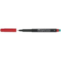 Produktbild von Faber-Castell - CD-/DVD-Marker MULTIMARK 151321 F mit Radierer rot