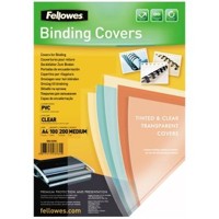 Produktbild von Fellowes - Deckblatt 5376102 DIN A4 200µm transparent 100er-Pack