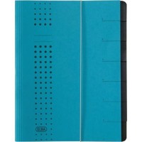 Produktbild von ELBA - Ordnungsmappe chic 400002020 DIN A4 7Fächer Karton blau