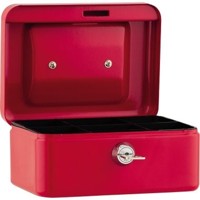 Produktbild von null - Geldkassette 15,2x8x11,5cm 5 Fächer rot