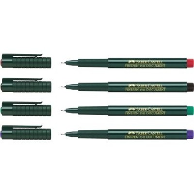 Produktbild von Faber-Castell - Feinschreiber FINEPEN 151163 0,4mm grün