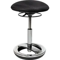 Topstar Hocker Sitness Bob SU49BR0 Fuß chrom Bezug schwarz Produktbild