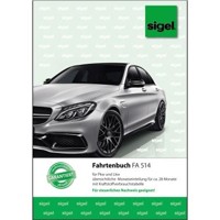 Produktbild von sigel® - Fahrtenbuch FA514 DIN A5 für PKW/LKW 32Blatt