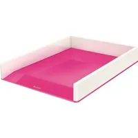 Produktbild von LEITZ® - Briefkorb WOW 53611023 DIN A4 Polystyrol weiß/pink