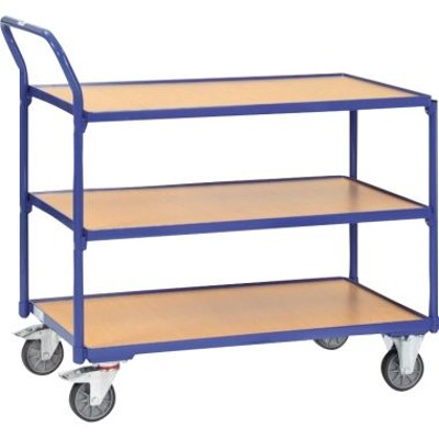 Produktbild von fetra® - Tischwagen 2750, 3 Ebenen, Tragkraft 300kg